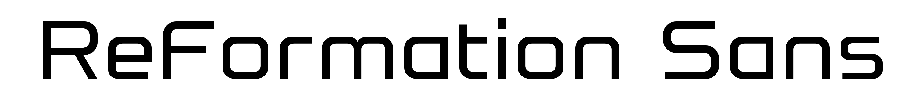 ReFormation Sans